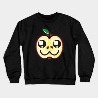 Cute And Funny Kawaii Apple Crewneck Sweatshirt